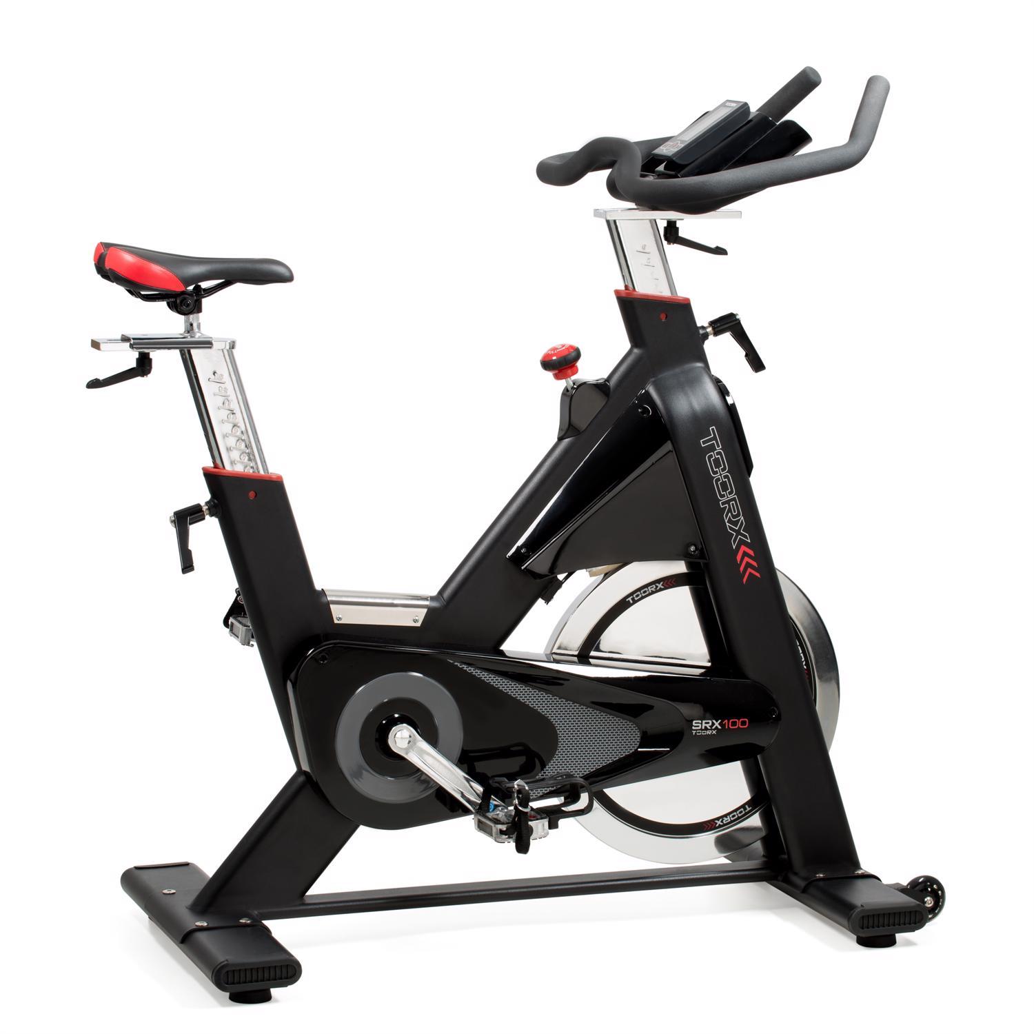 Toorx SRX 100 spinningsykkel med 26 kilo svinghjul og pulsbelte inkludert