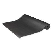 ASG yogamatte 4 mm i svart, delvis sammenrullet