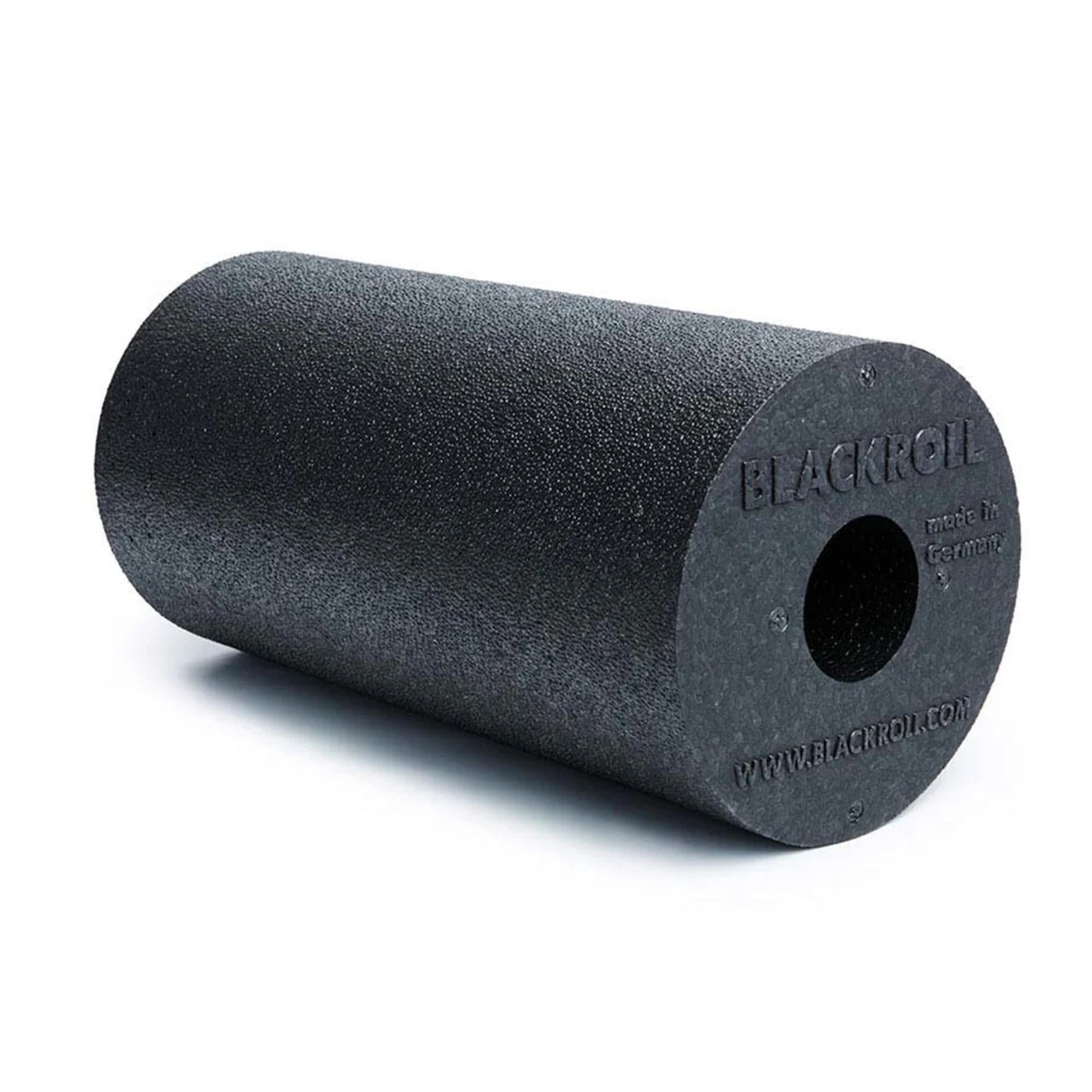 Blackroll Standard foam roller i sort, 30 cm med glatt overflate