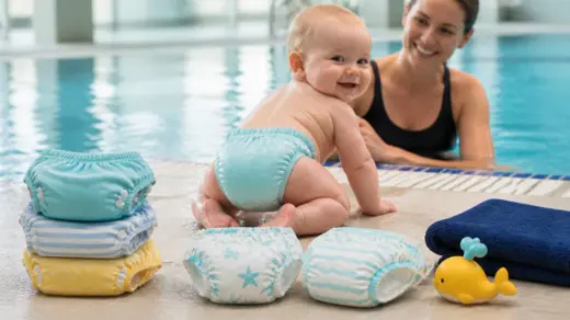 Badebleie test 2026 - Beste badebleier til babysvømming | Vivilil.no