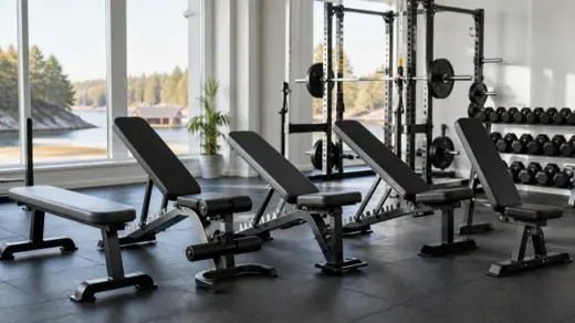 Treningsbenk test 2026 - Riktig benk for vektene du løfter | Vivilil.no
