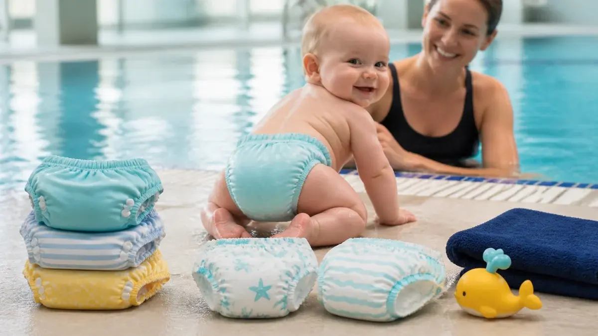 Badebleie test 2026 - Beste badebleier til babysvømming | Vivilil.no