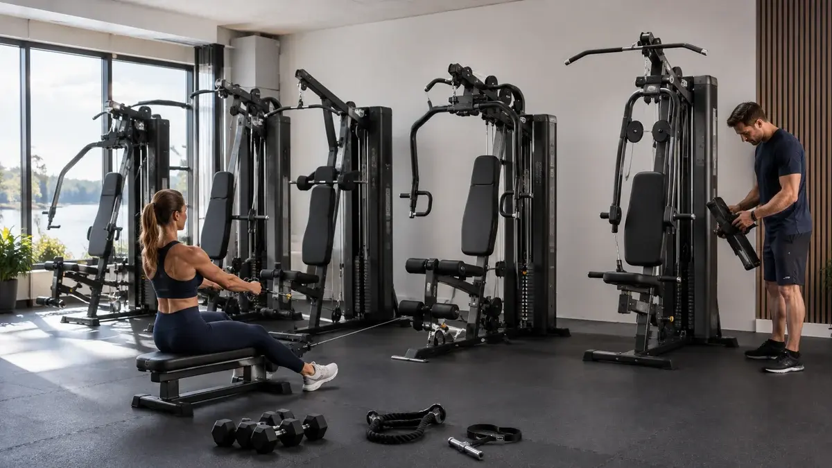 Multigym test 2026 - Plassbehov, vektmagasin og beste kjøp | Vivilil.no