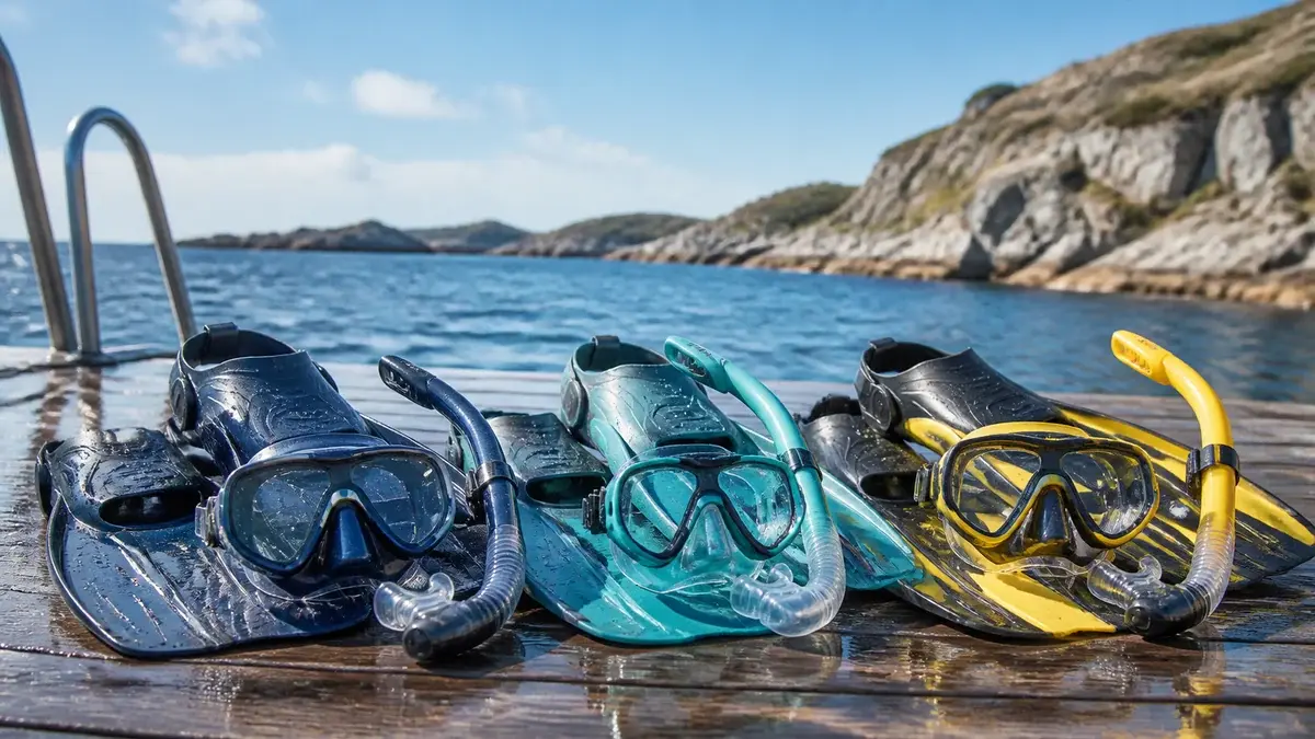 Snorkelsett test 2026 - Beste combo-sett og sett med finner | Vivilil.no