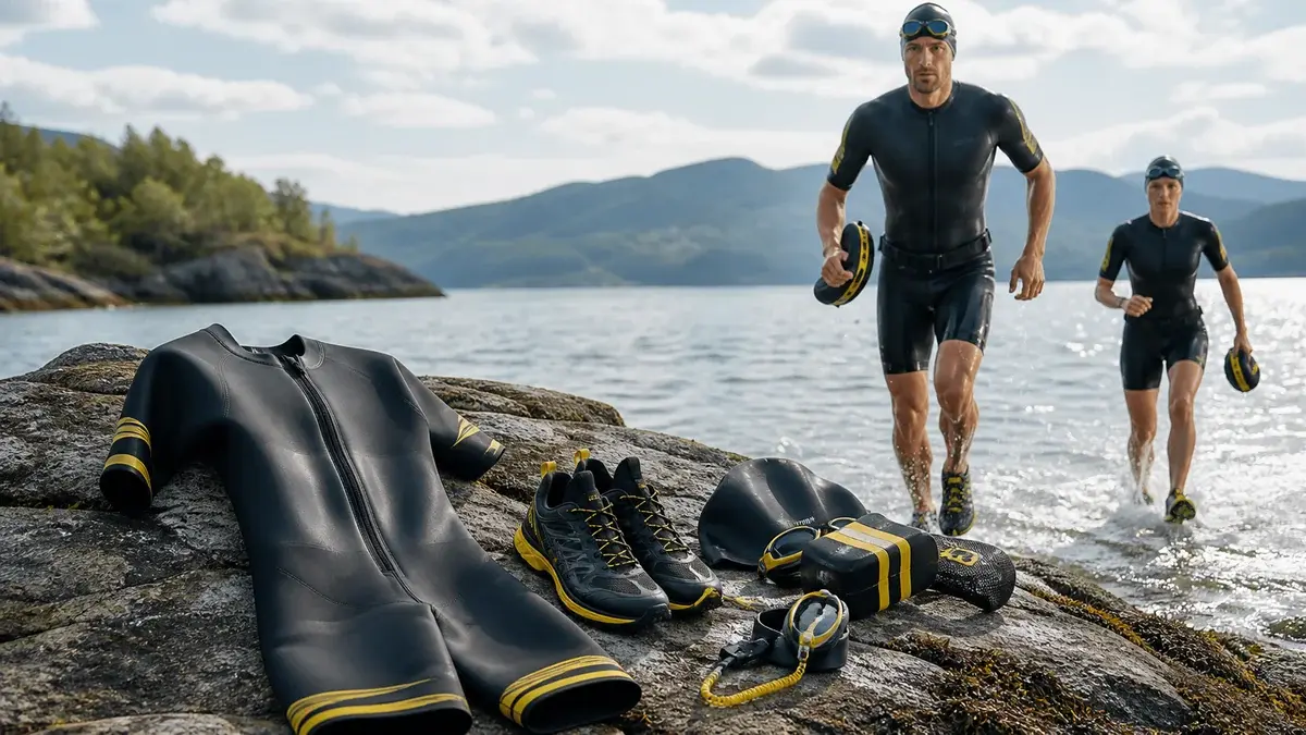Swimrun-utstyr 2026: Komplett guide til drakt, sko og tilbehør | Vivilil.no