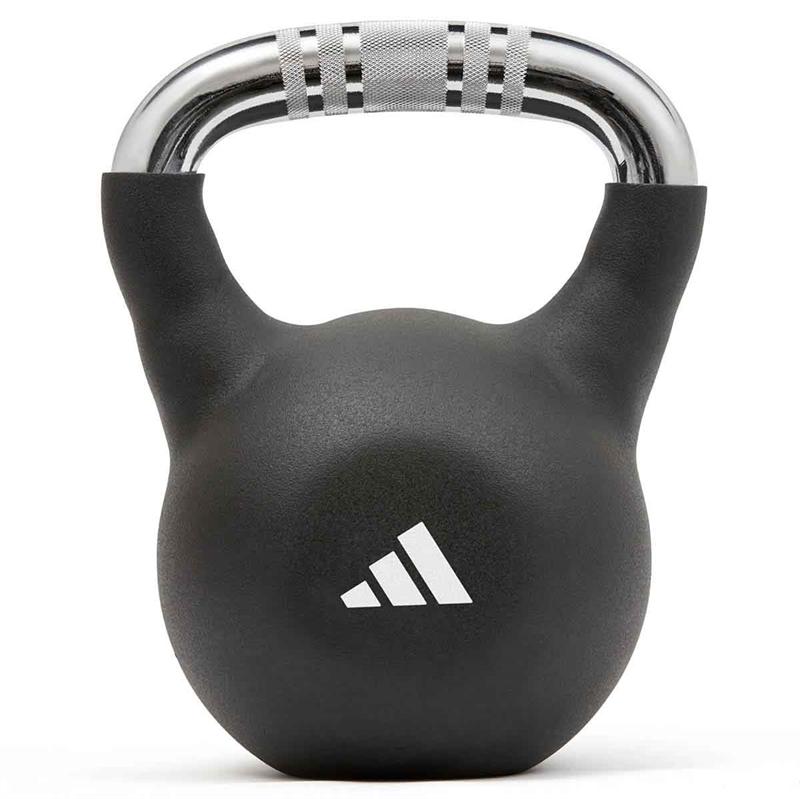 Adidas kettlebell i støpejern med sort finish