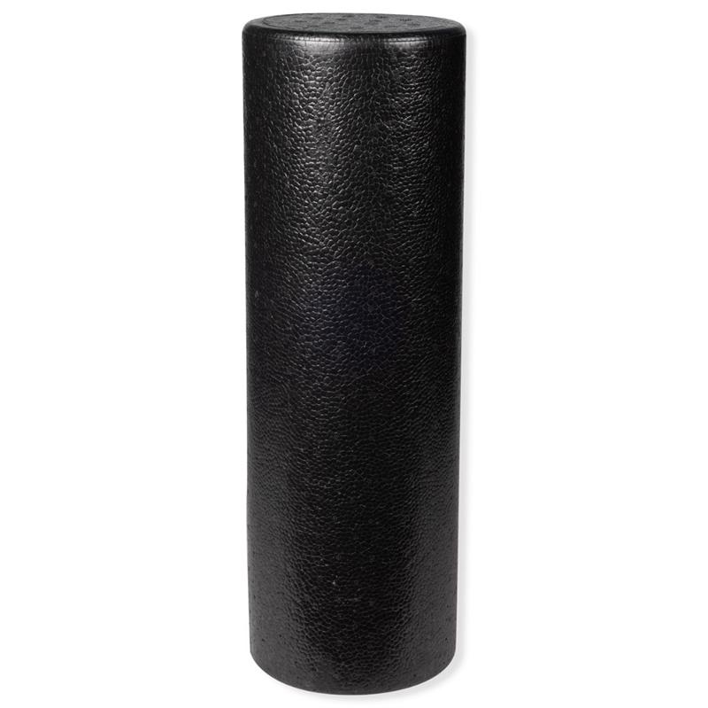 ASG foam roller i sort skum med lett strukturert overflate