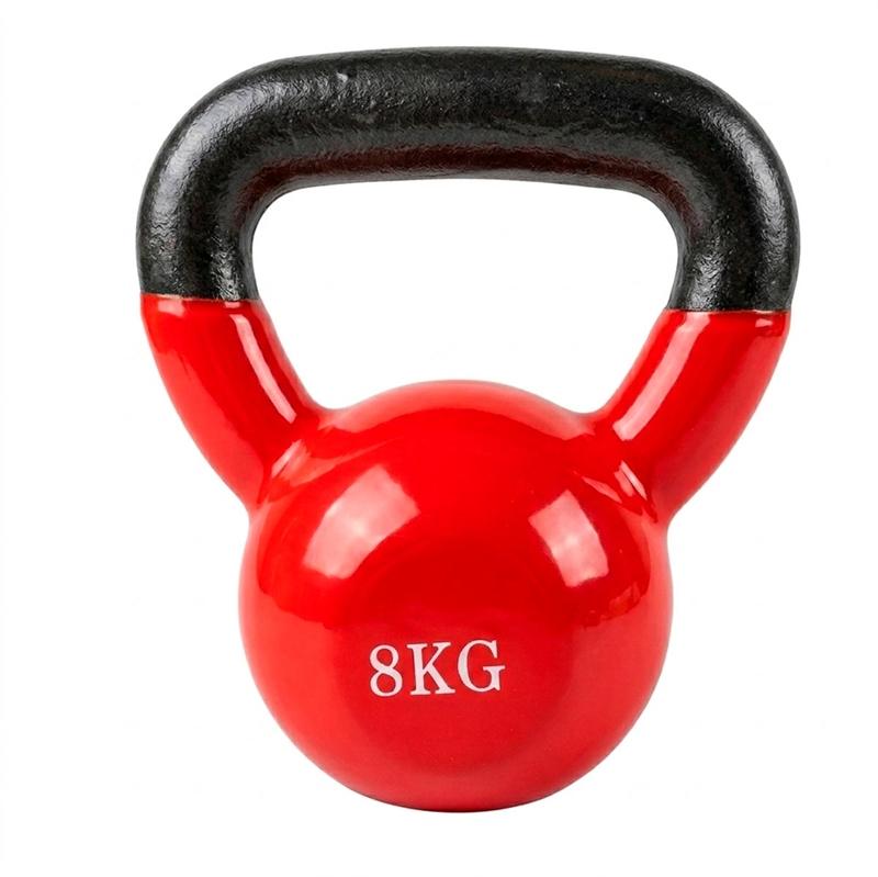 ASG vinylbelagt kettlebell på 8 kilo