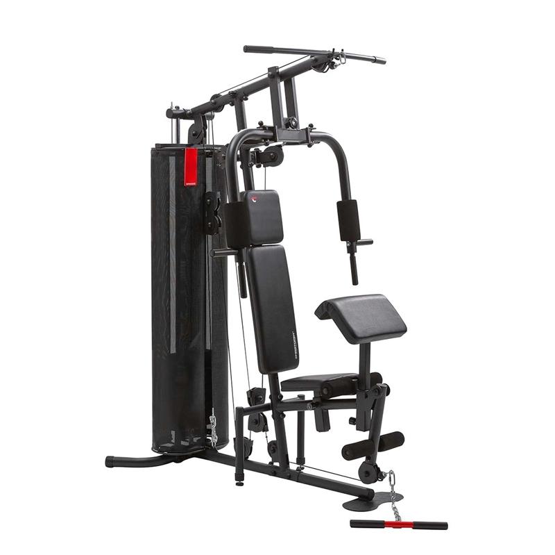 Top Sport SP 2000 multistasjon med vektmagasin, butterfly og lat pulldown i svart stål